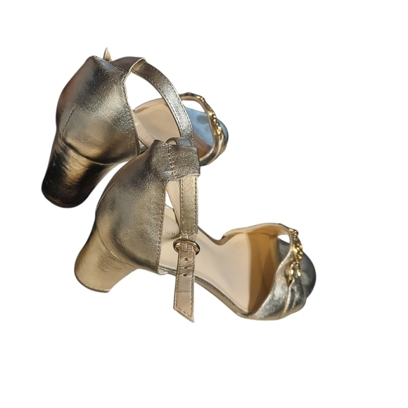 11 Tommy Hilfiger gold high heel size 11 - Picture 5 of 7